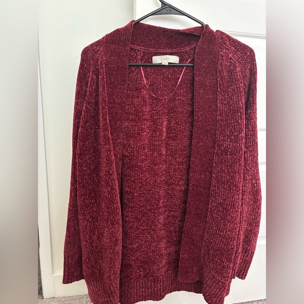 LOFT Women's Red Sweater